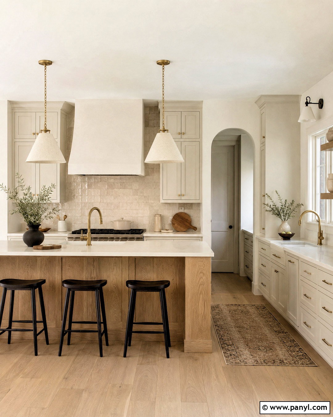 Sherwin-Williams Shoji White Kitchen - 20 neutral white paint colors
