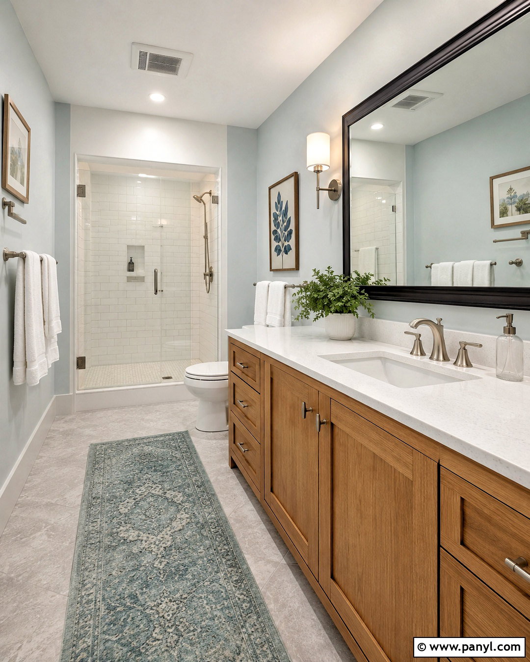 Sherwin-Williams Silver Strand With Honey Oak - 20 paint colors that go with honey oak ideas