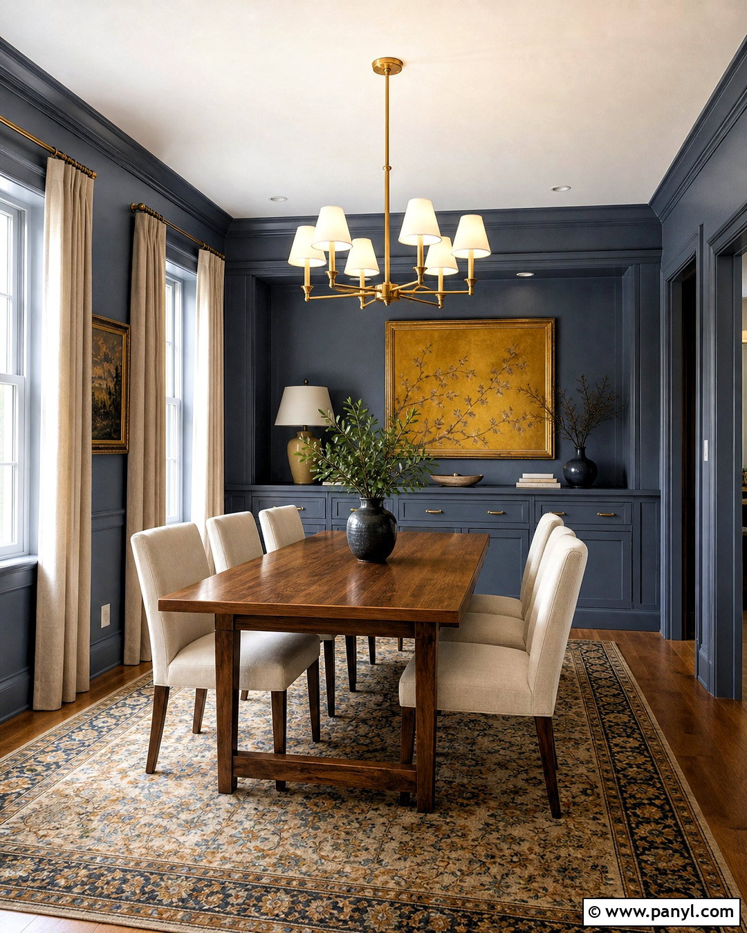 Sherwin-Williams Smoky Blue SW 7604 - 20 slate blue paint colors