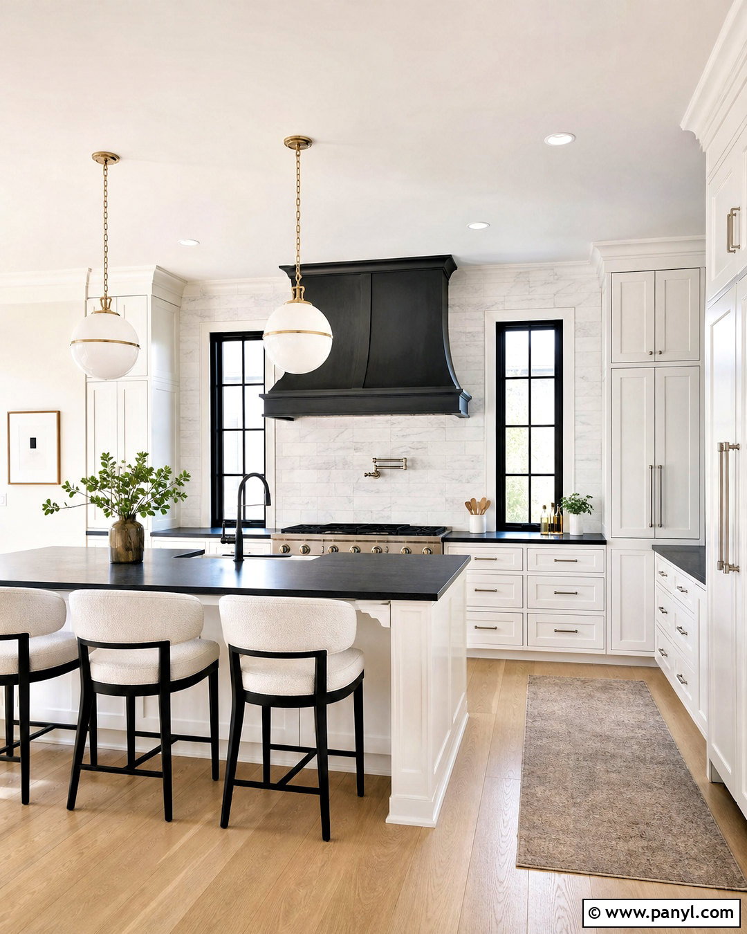 Sherwin-Williams Snowbound Kitchen - 20 white kitchen paint colors