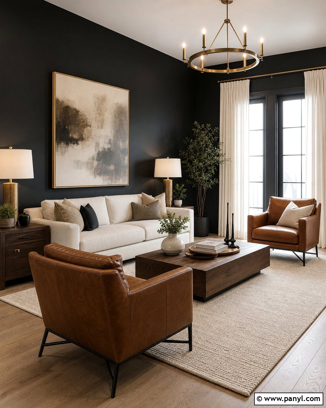 Sherwin-Williams Tricorn Black Paint - 20 Best Black Paint For Interior Walls