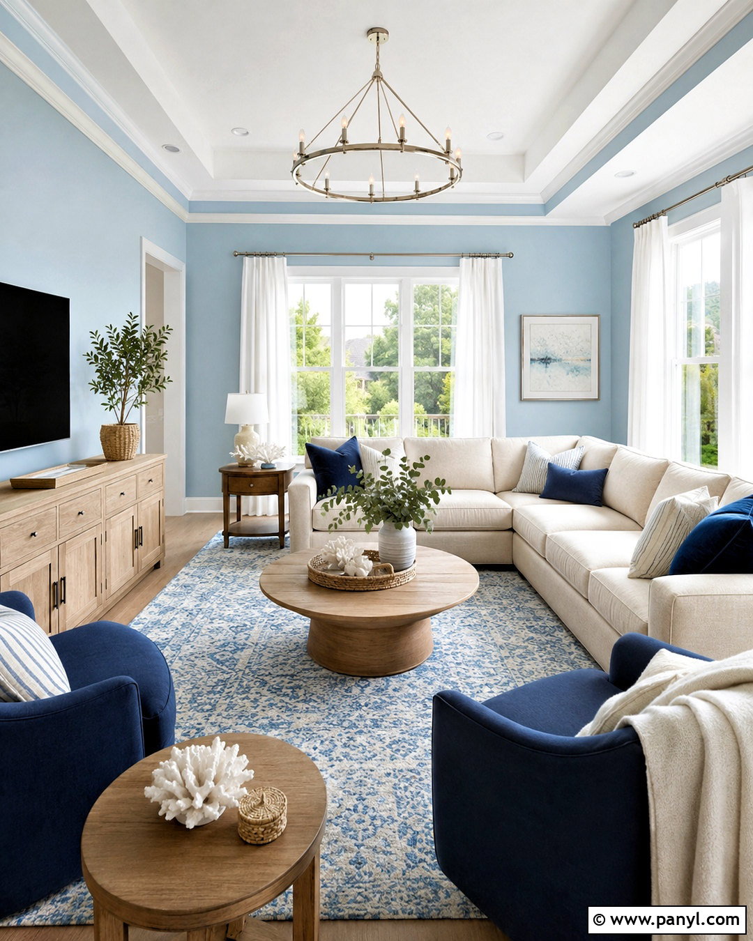 Sherwin-Williams Upward - 20 coastal blue paint colors