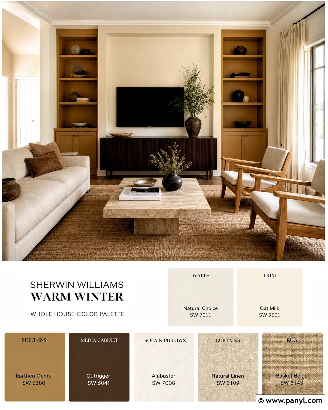 Sherwin Williams Warm Winter Neutral Palette - 20 sherwin williams color palette ideas