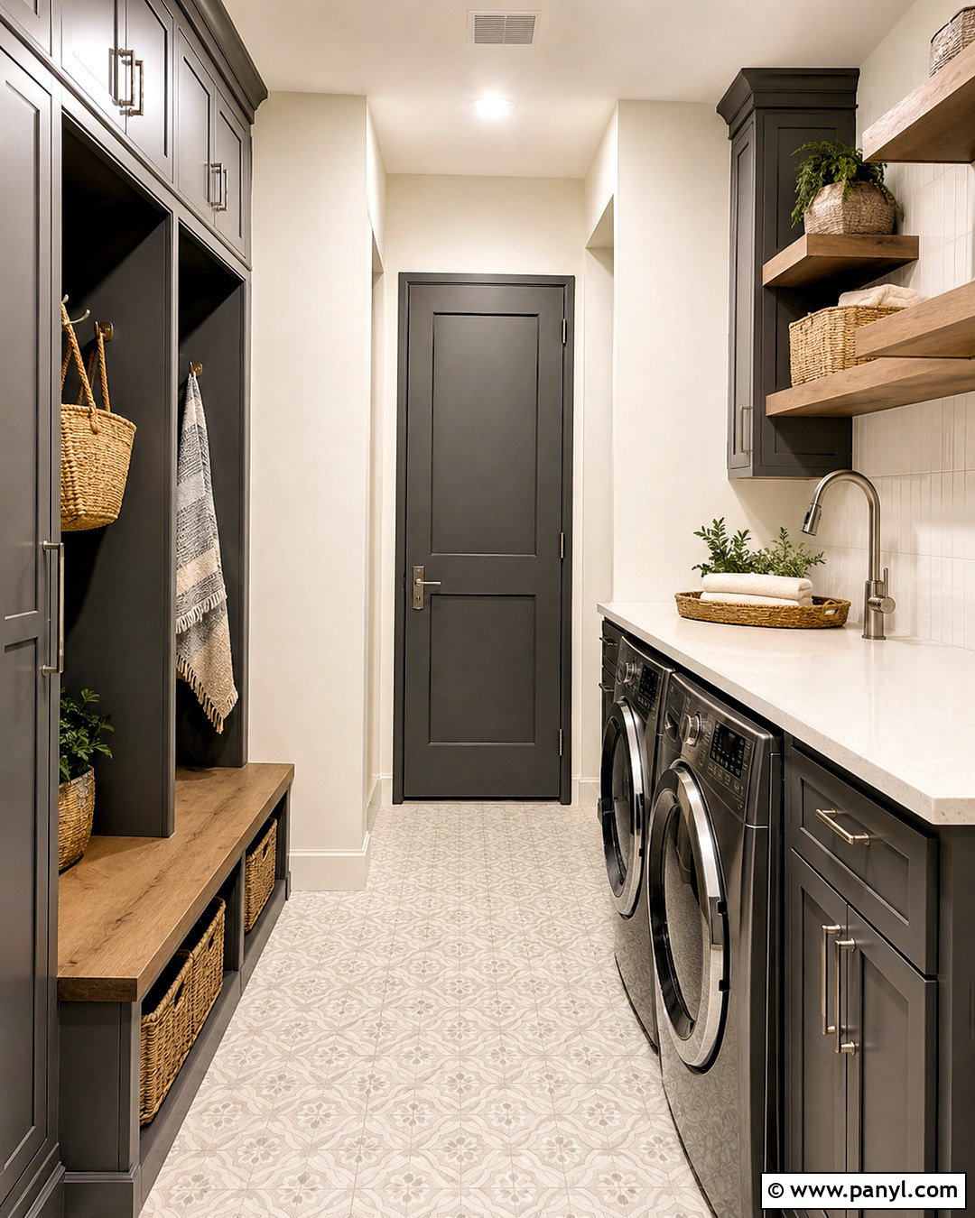 Sherwin-Williams Web Gray Dark Gray Laundry Room - 20 dark gray paint colors