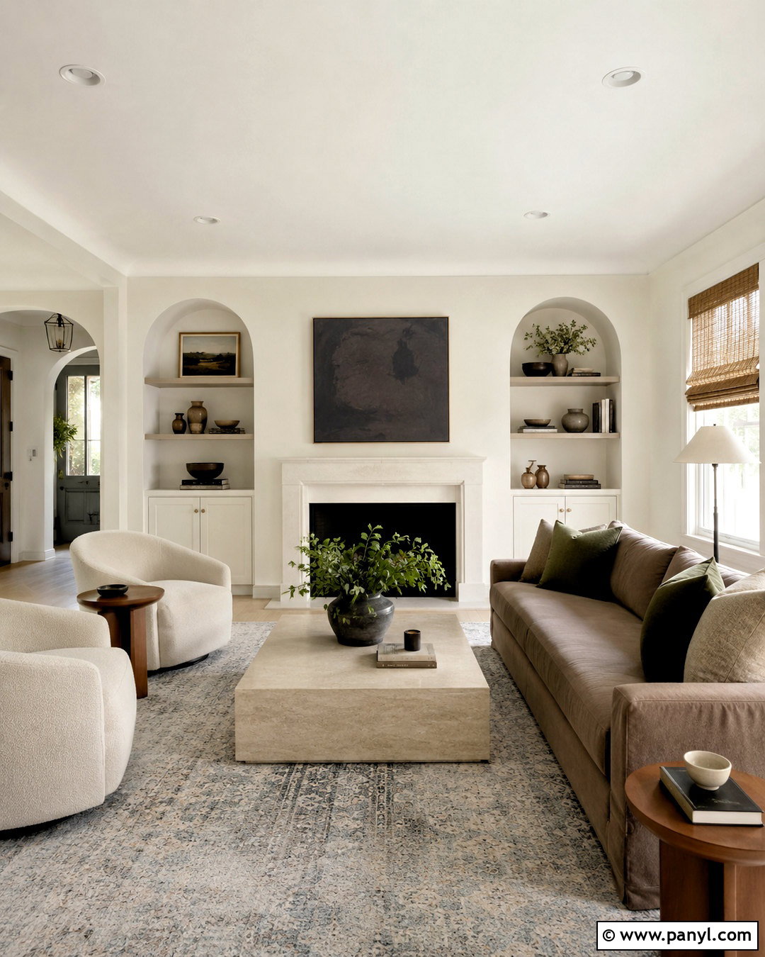 Sherwin-Williams White Duck Living Room - 20 neutral white paint colors
