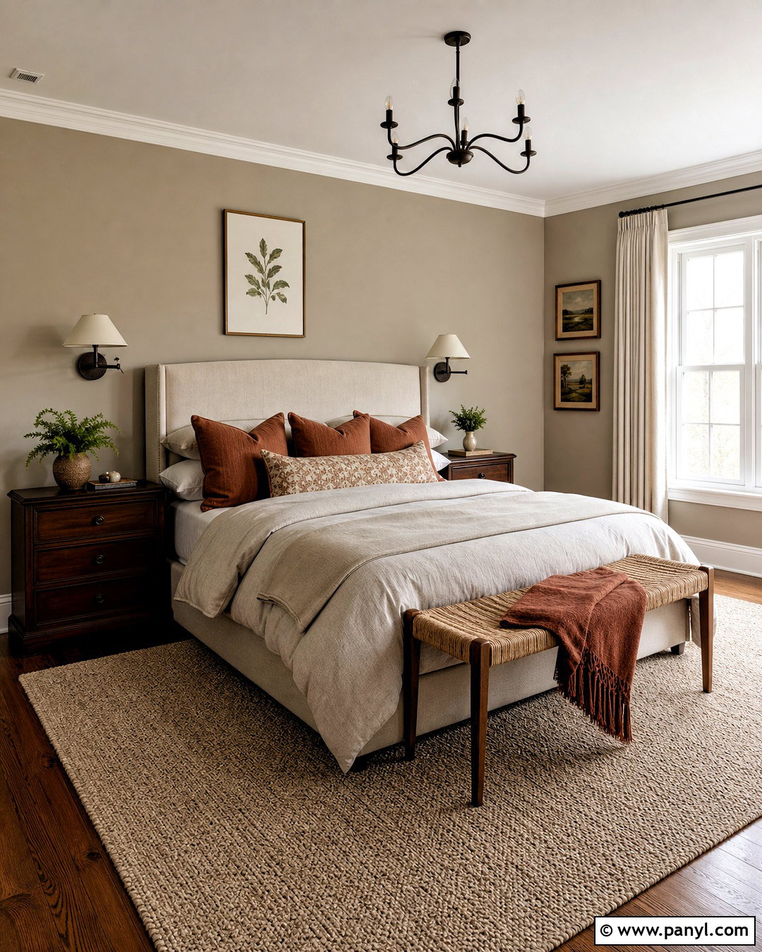 Shiitake Bedroom - 20 beige wall paints