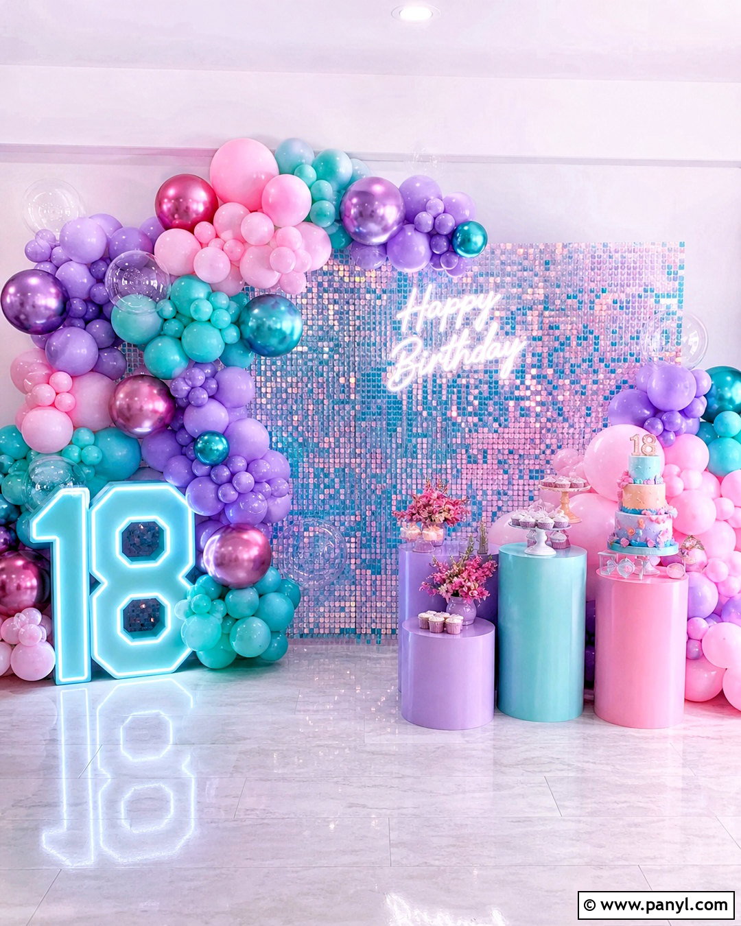 Shimmer Wall Backdrop For Birthday - 20 shimmer wall backdrop ideas