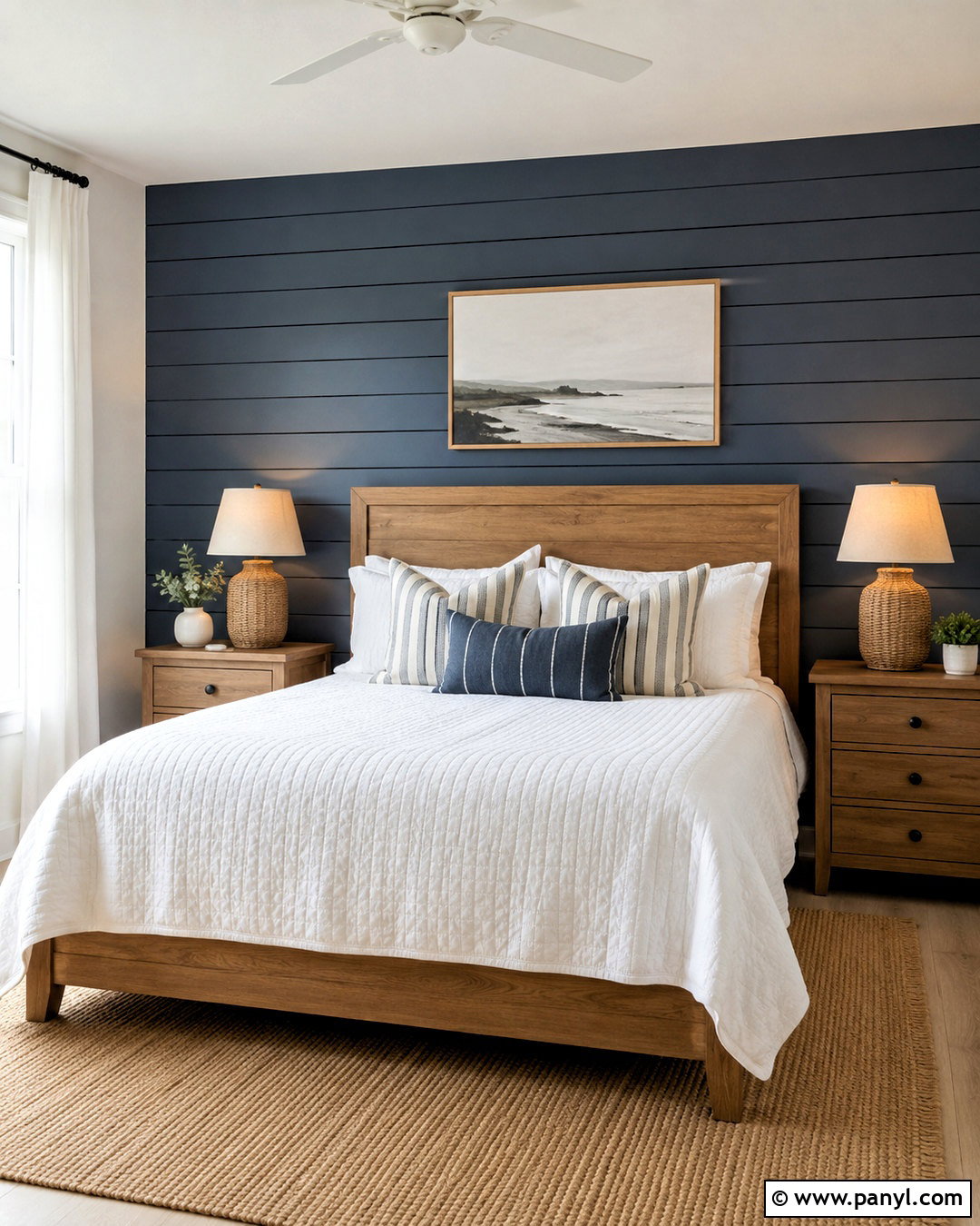 Shiplap Accent Wall - 20 diy accent wall bedroom ideas