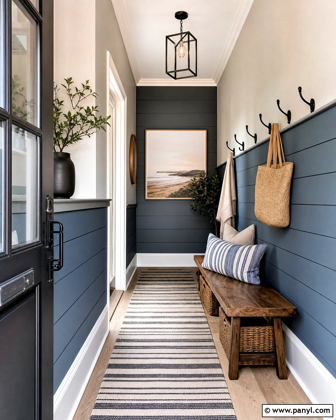Shiplap Half Wall In Entryway - 20 half wall accent ideas