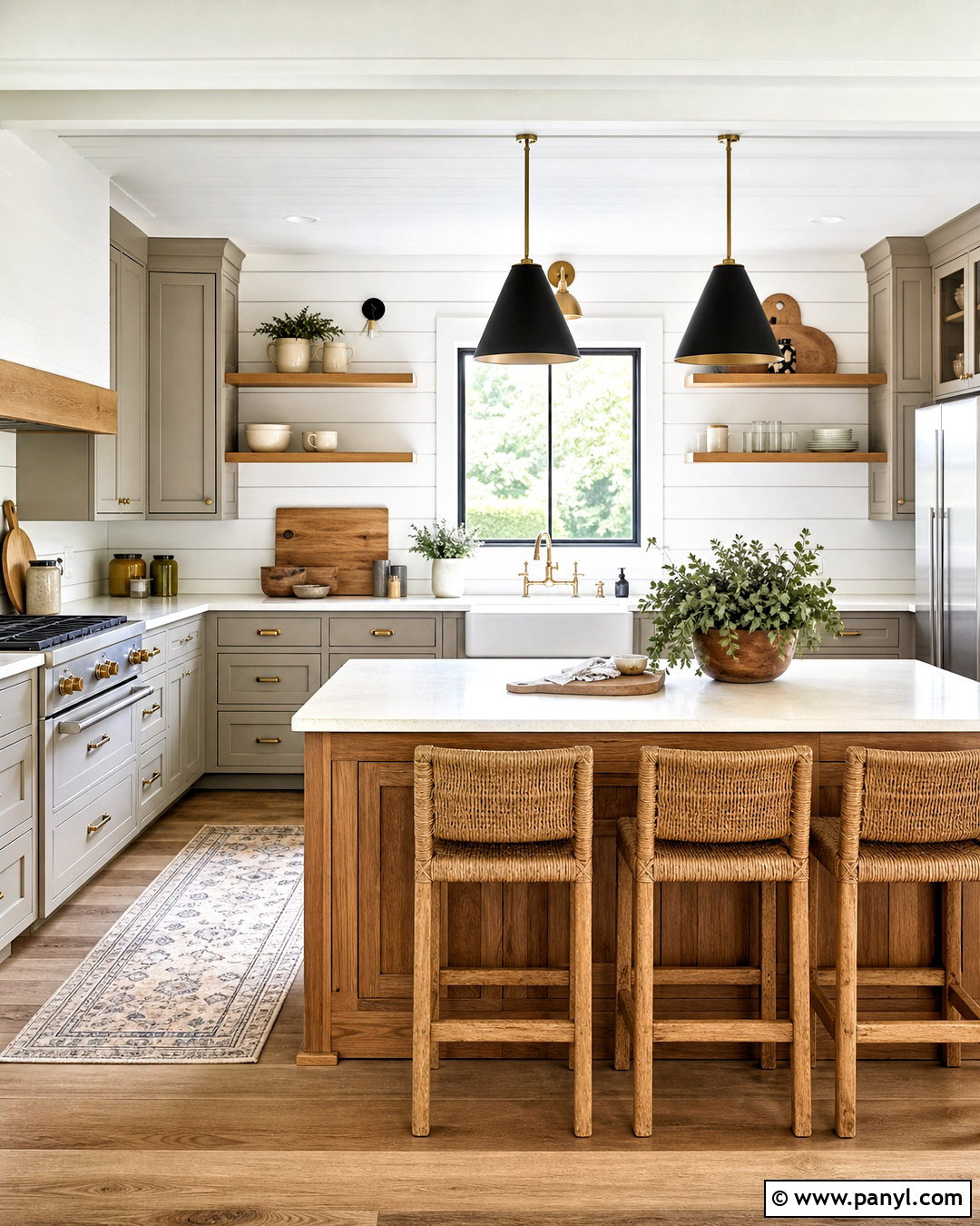 Shiplap Kitchen Backsplash Wall - 20 farmhouse shiplap walls