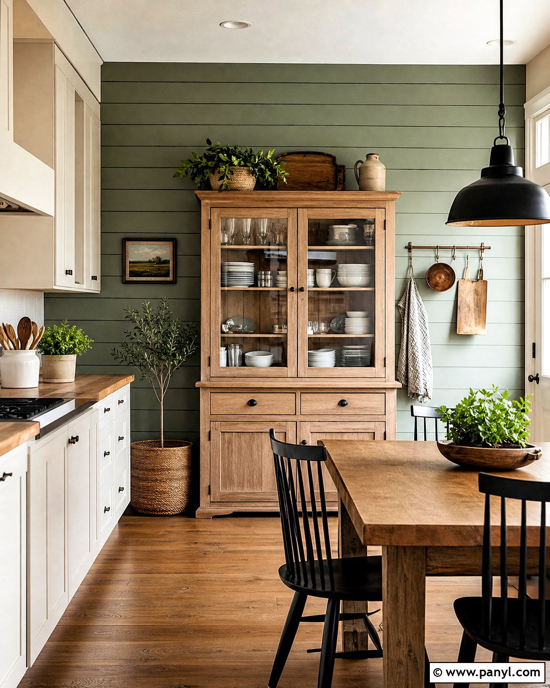 Shiplap Kitchen Feature Wall - 20 kitchen feature wall ideas