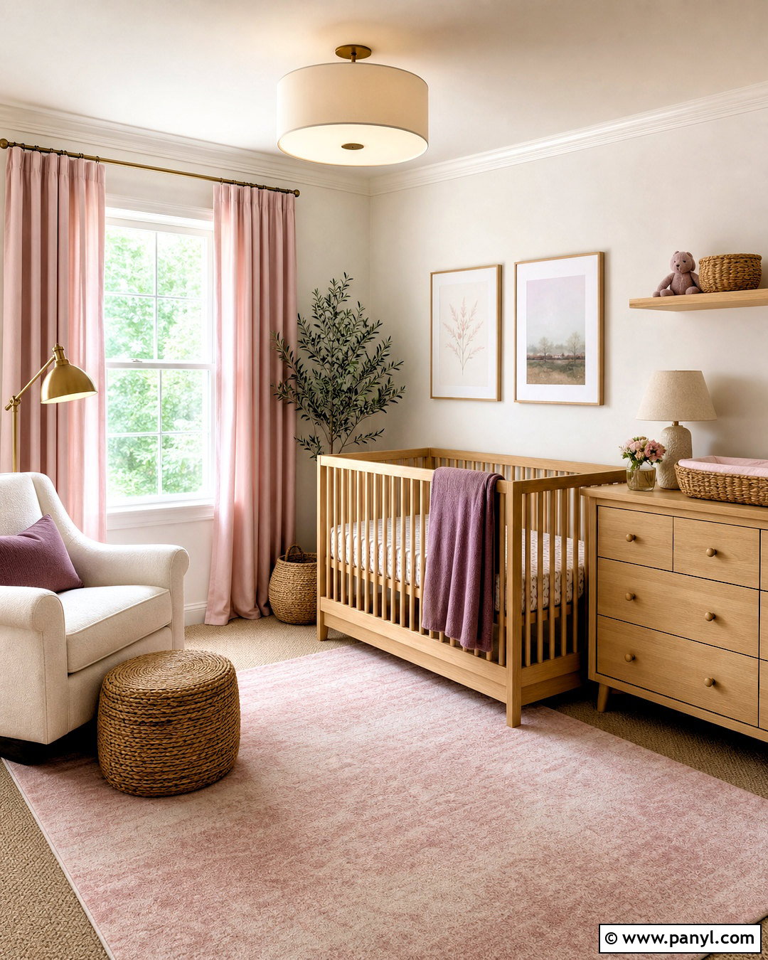 Shoji White And Blush Pink Nursery - 20 shoji white color palette ideas