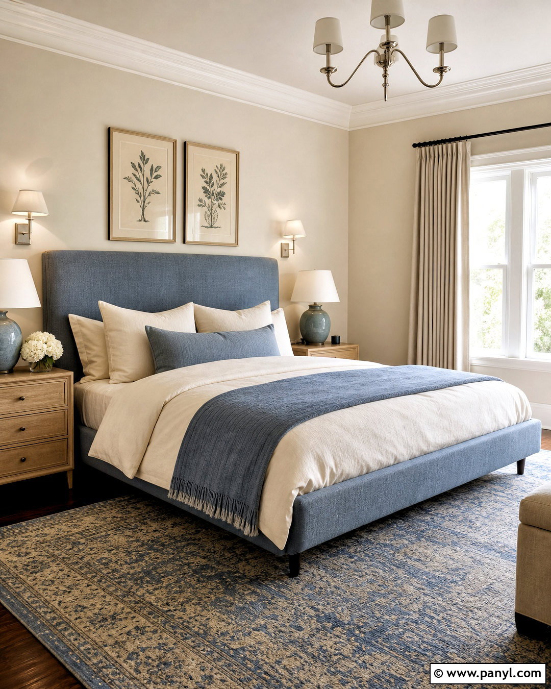 Shoji White And Dusty Blue Bedroom - 20 shoji white color palette ideas