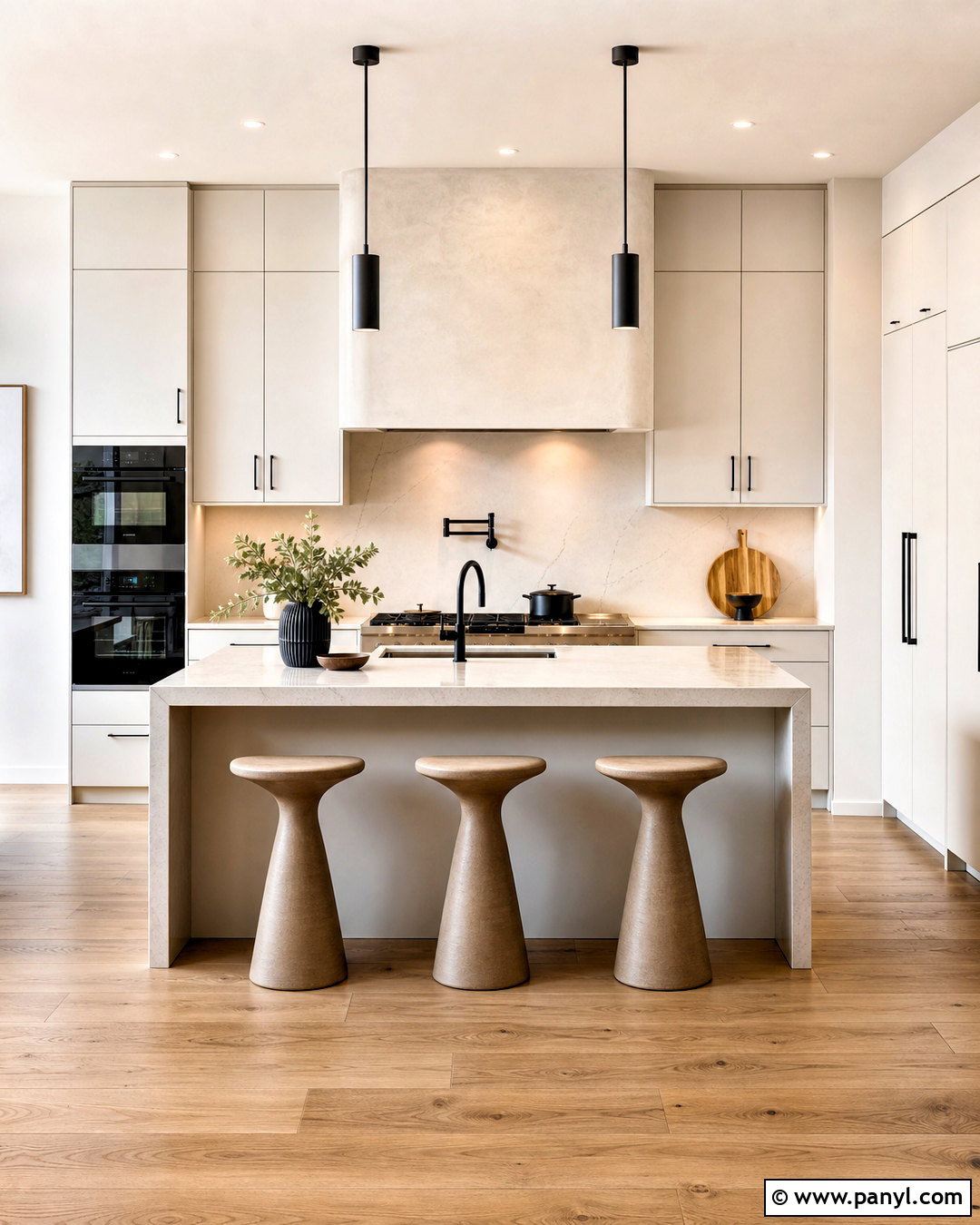 Shoji White Cabinets In A Modern Kitchen - 20 shoji white sherwin williams cabinets