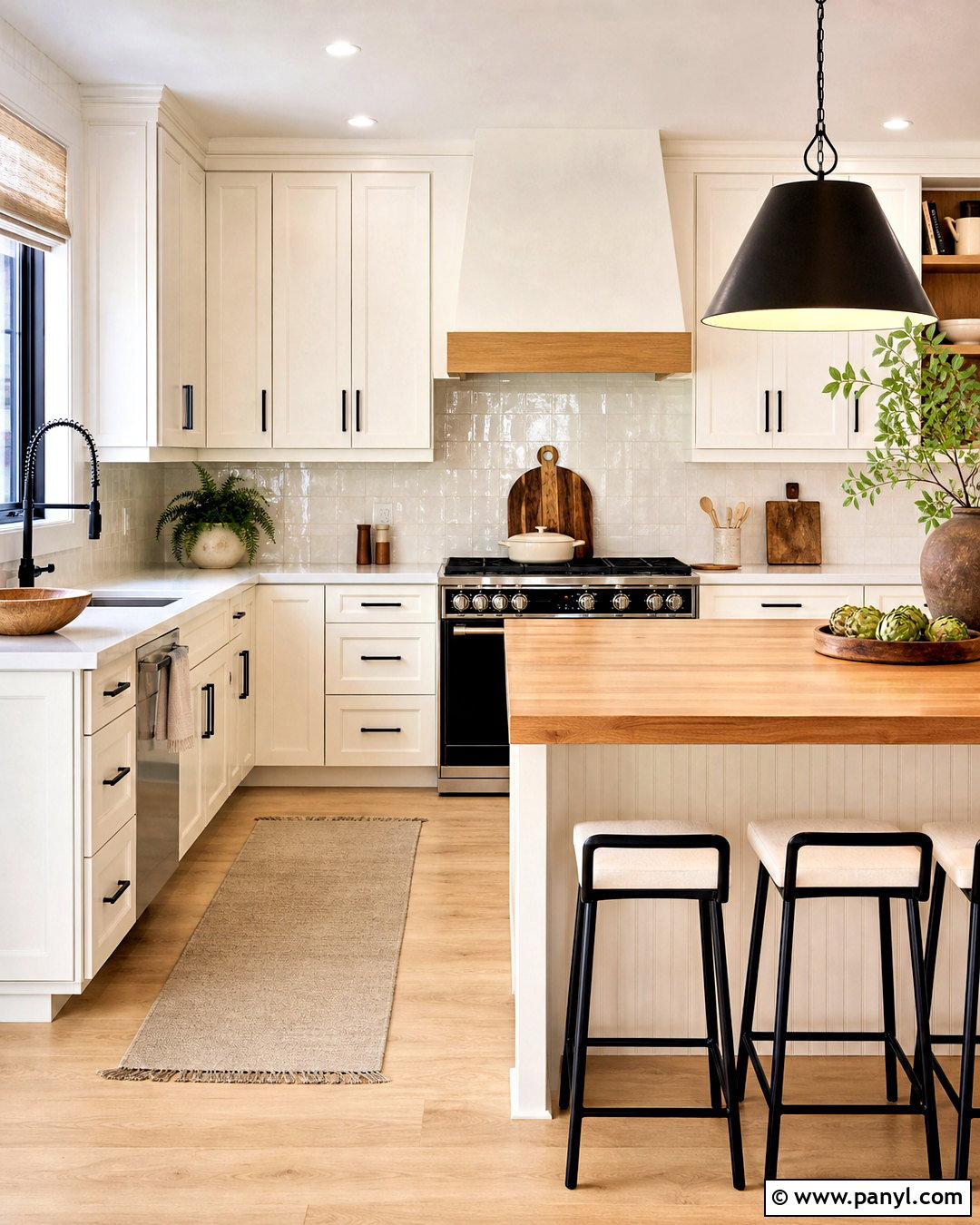 Shoji White Cabinets With Black Hardware - 20 shoji white kitchen cabinets