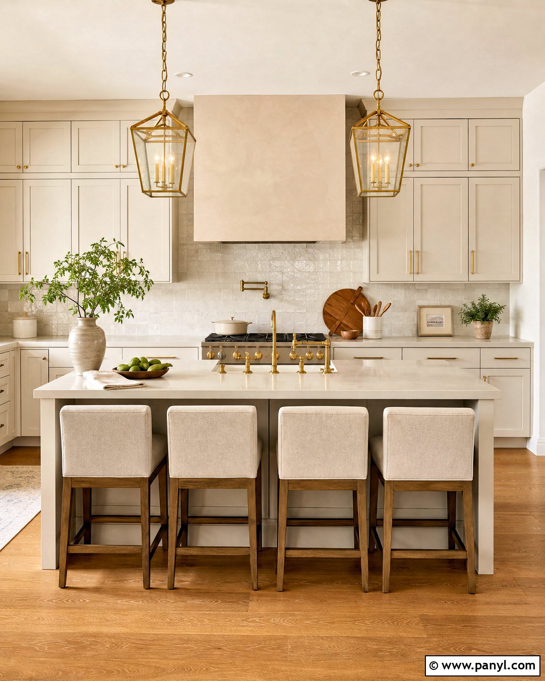 Shoji White Cabinets With Brass Hardware - 20 shoji white kitchen cabinets