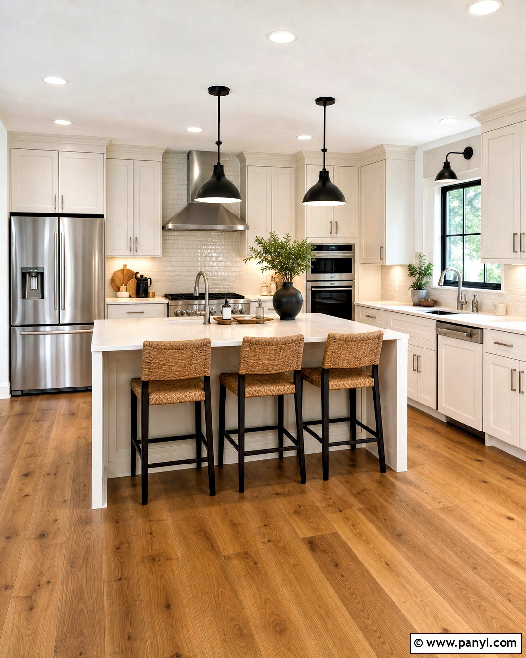Shoji White Cabinets With Stainless Steel Appliances - 20 shoji white sherwin williams cabinets