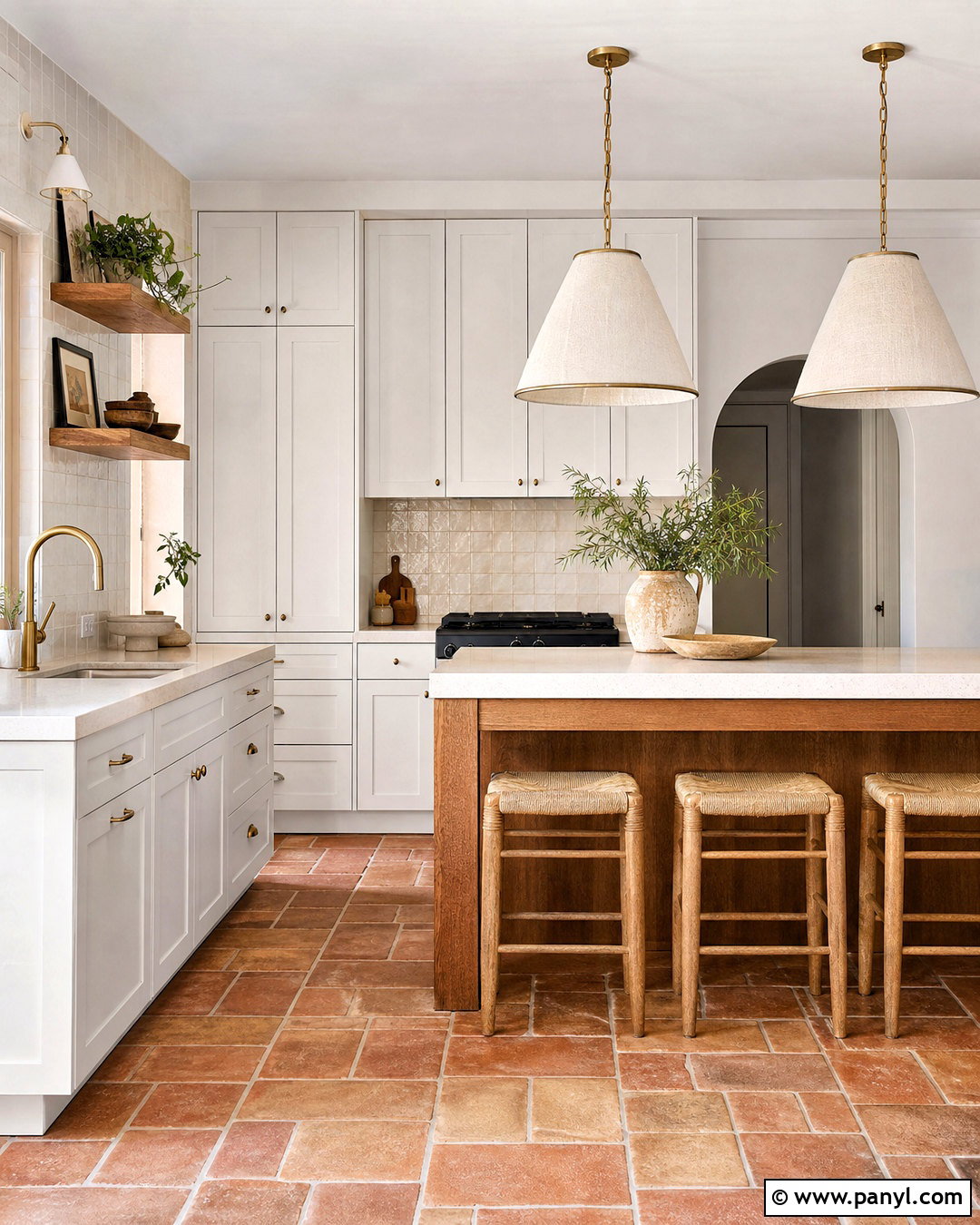 Shoji White Cabinets With Zellige Tile - 20 shoji white sherwin williams cabinets