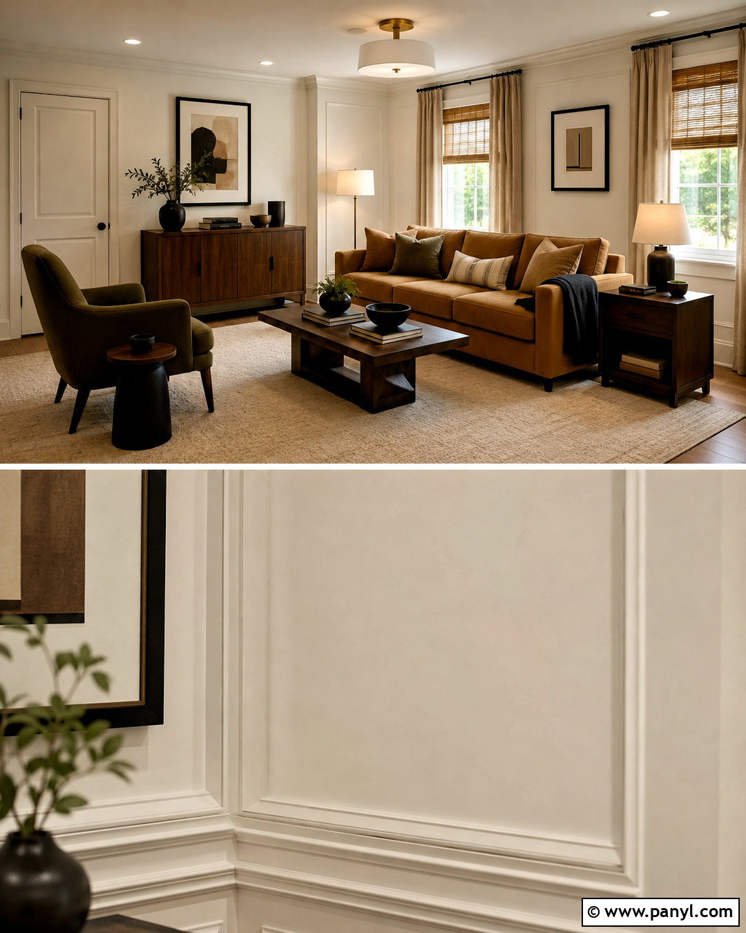 Shoji White Color Drenched Room - 35 Sw Shoji White Walls