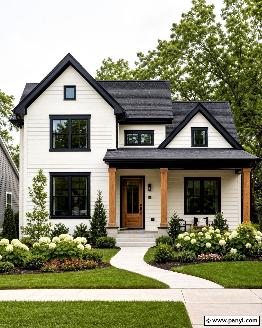 Shoji White Exterior With Black Trim - 20 shoji white sherwin williams exterior ideas