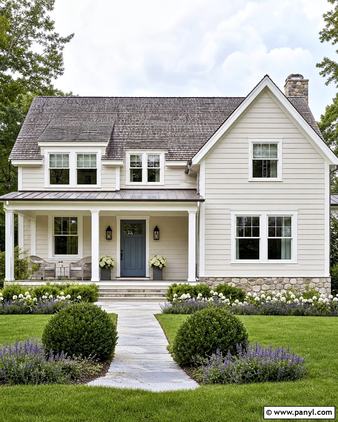 Shoji White Exterior With Pure White Trim - 20 shoji white sherwin williams exterior ideas