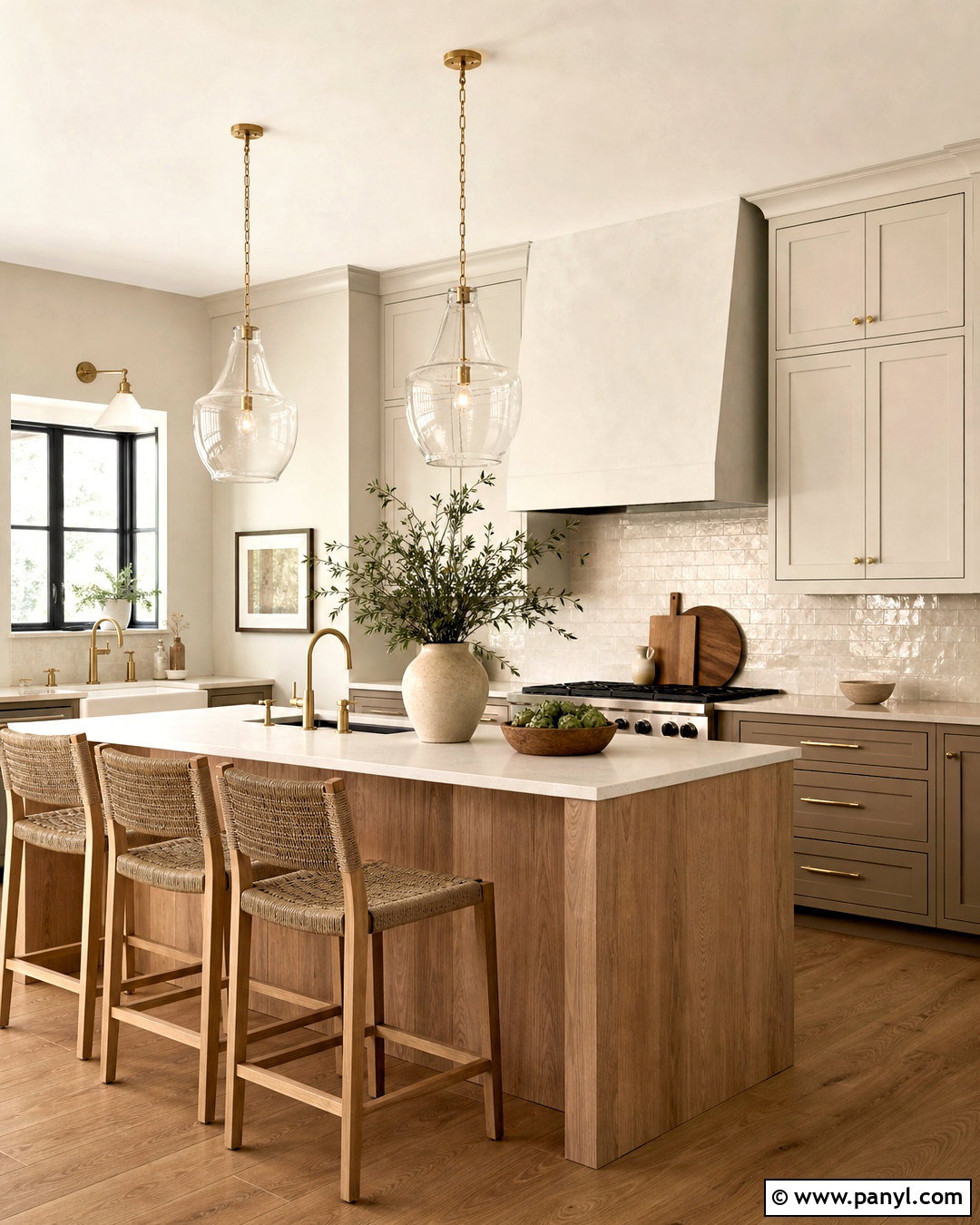 Shoji White Kitchen - 20 sw greige paint colors
