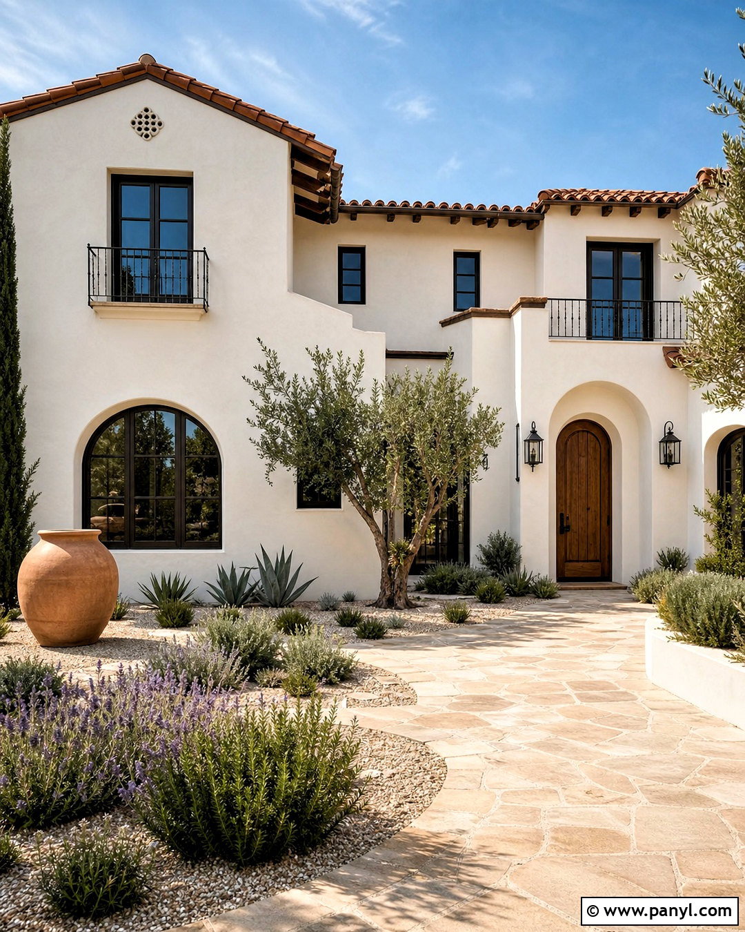Shoji White Mediterranean Exterior - 20 shoji white sherwin williams exterior ideas