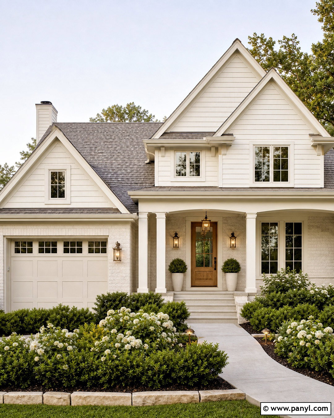 Shoji White Monochromatic Exterior - 20 shoji white sherwin williams exterior ideas