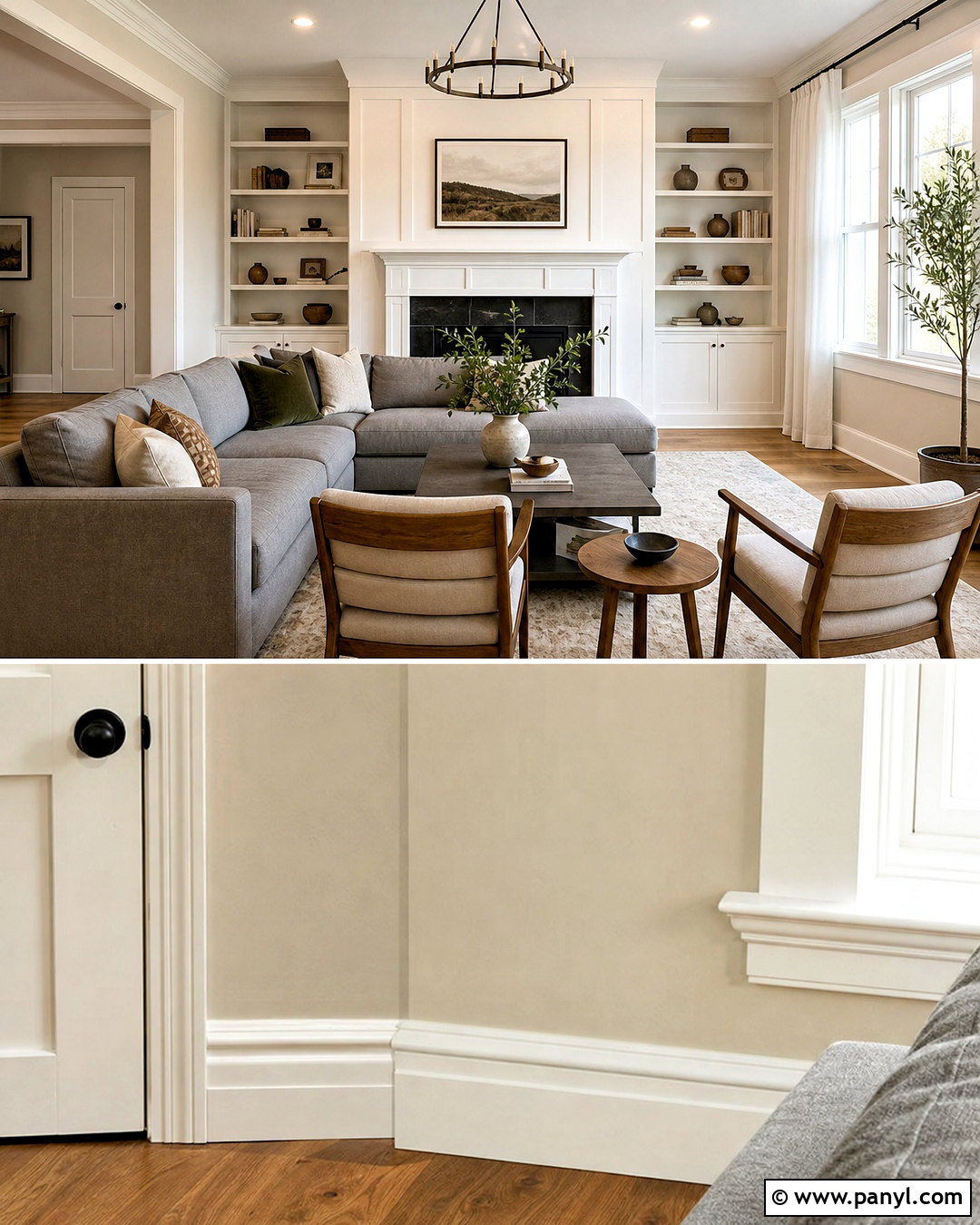 Shoji White White Trim - 20 white trim paint color ideas
