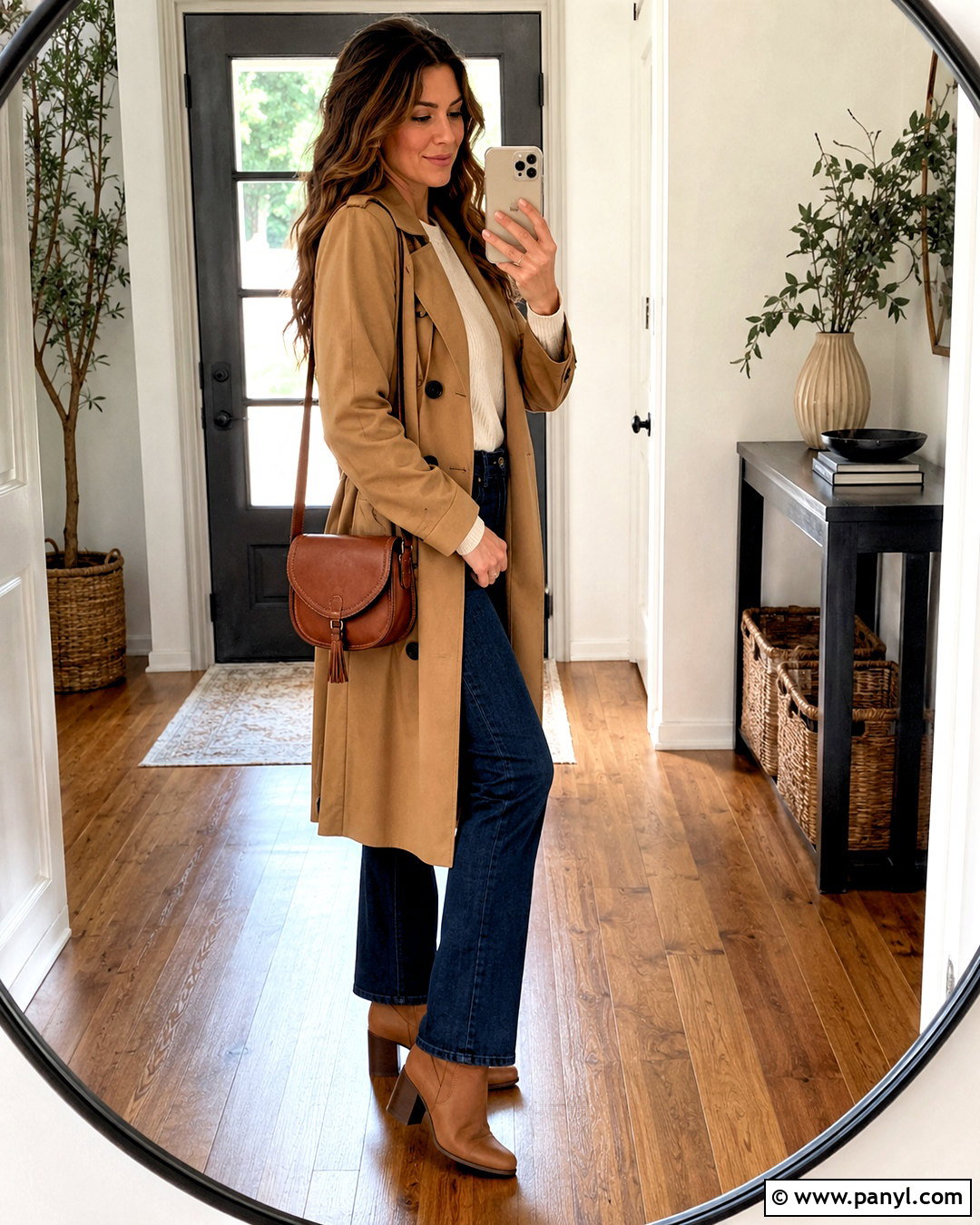 Side Pose Mirror Selfie - 20 mirror selfie ideas