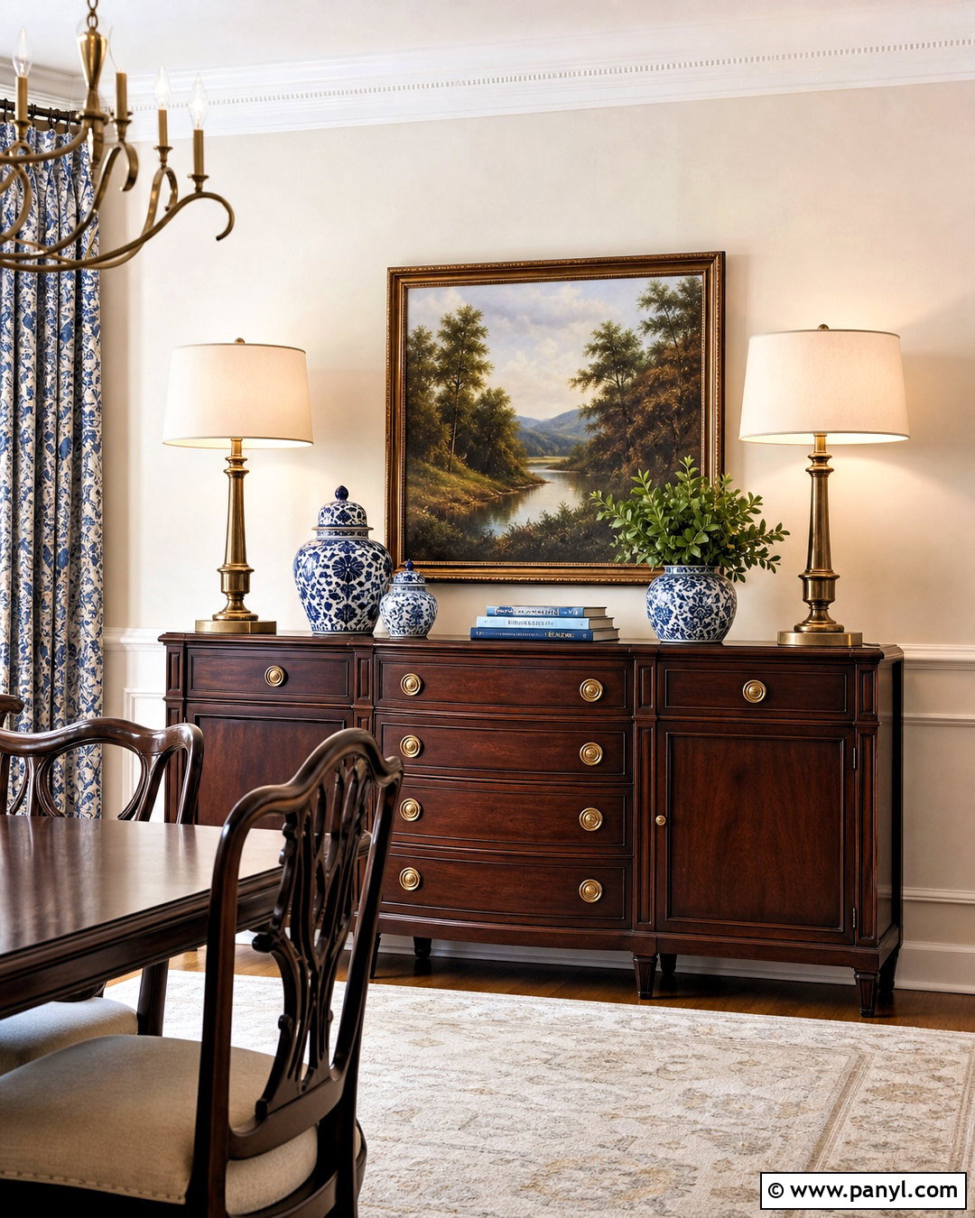Sideboard Decor With Matching Table Lamps - 20 sideboard styling decor ideas