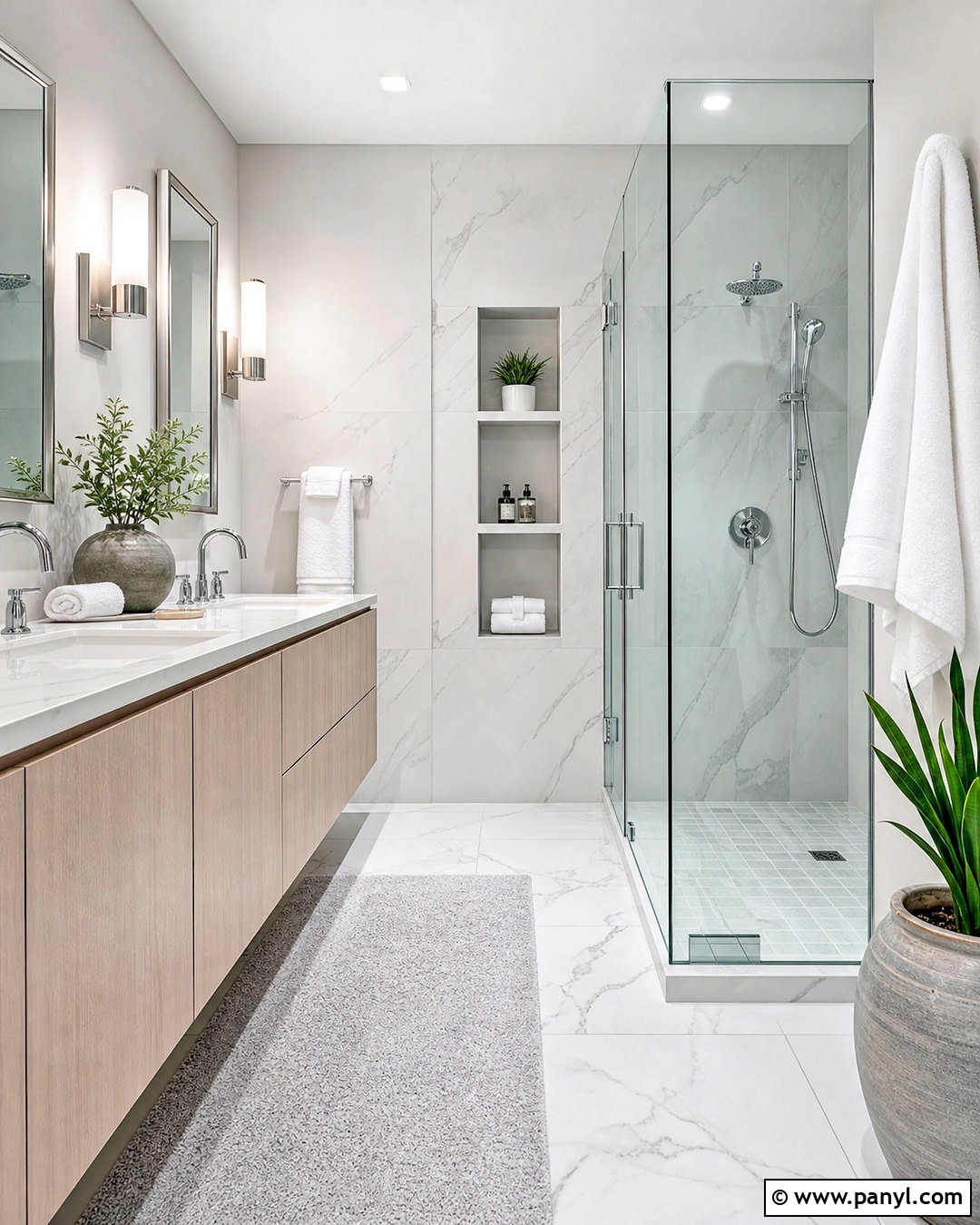 Silver And White Bathroom - 20 silver interior design ideas