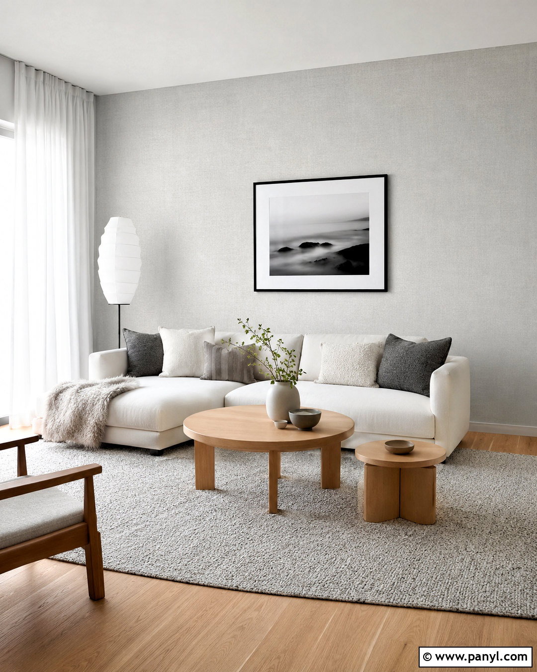 Silver And White Minimalist Wall - 35 silver wall ideas