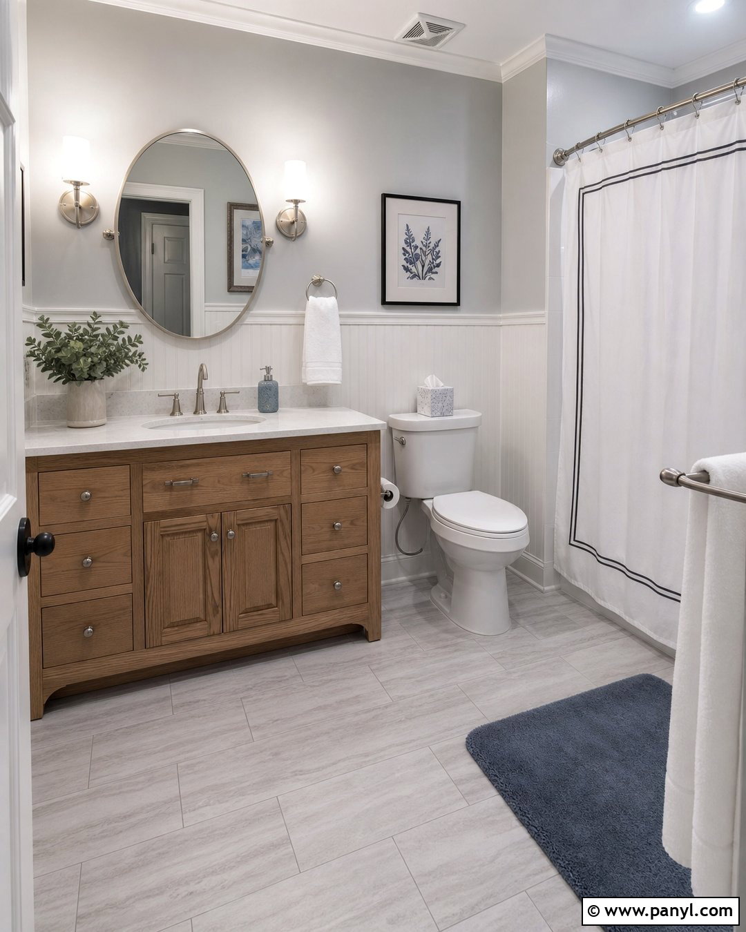 Silver Bathroom Walls - 20 Silver Wall Paint Ideas