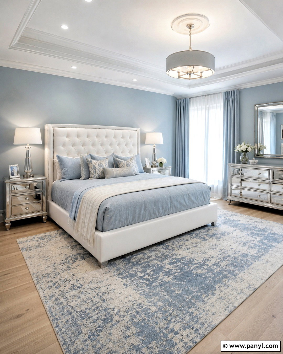 Silver Blue And White Metallic Palette - 20 metallic color palette ideas