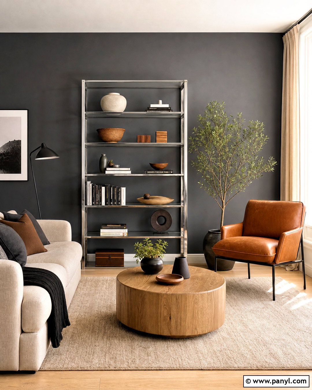 Silver Bookcase Living Room - 20 silver furniture ideas