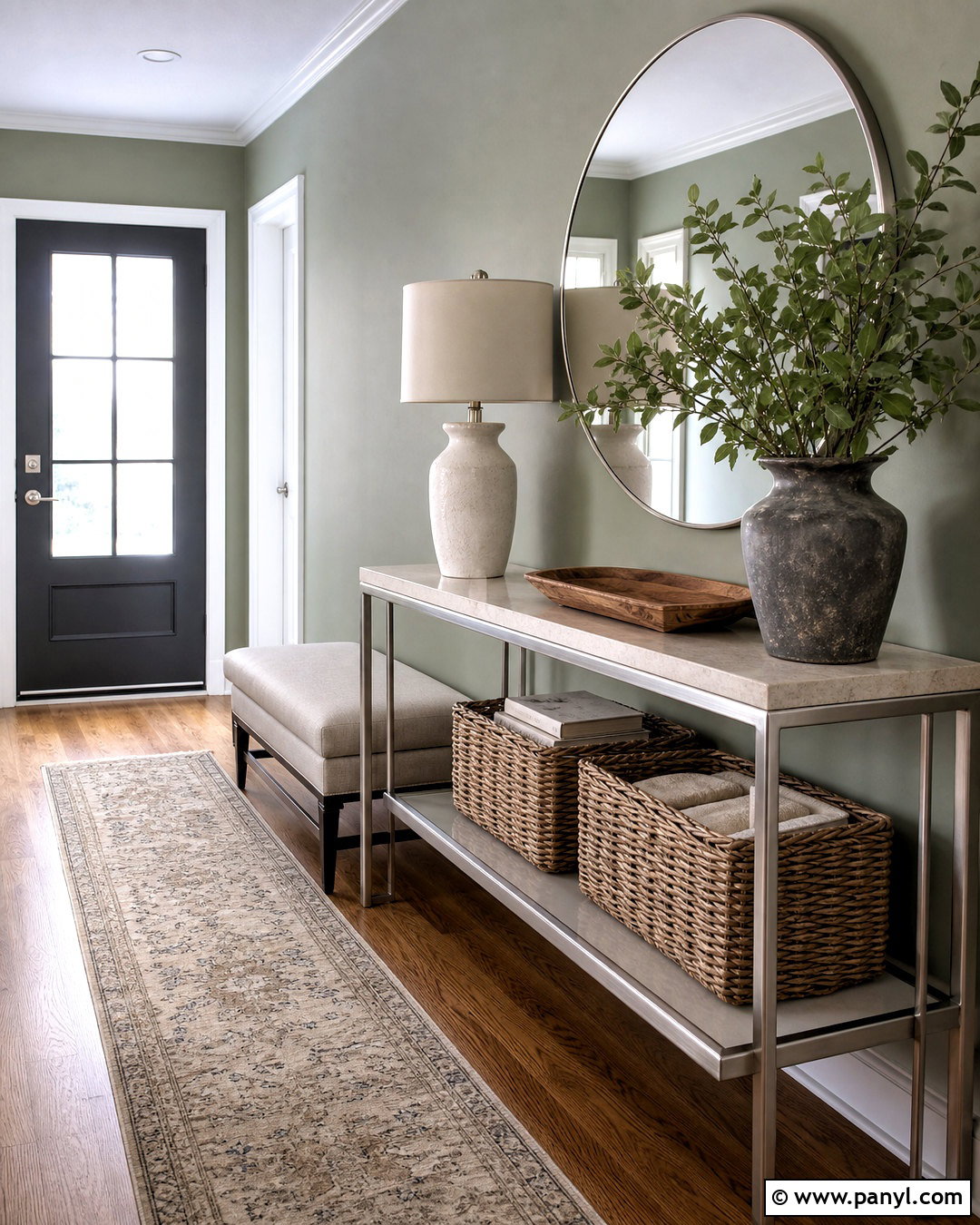 Silver Console Table Entryway - 20 silver furniture ideas