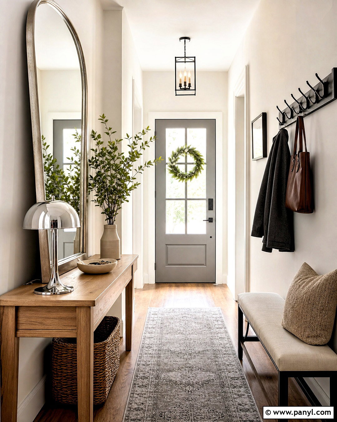 Silver Entryway - 20 silver interior design ideas