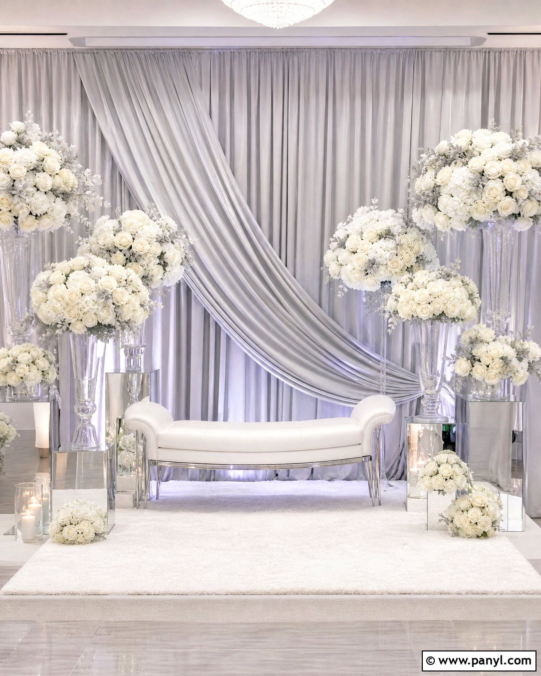 Silver Floral Background - 20 silver background ideas