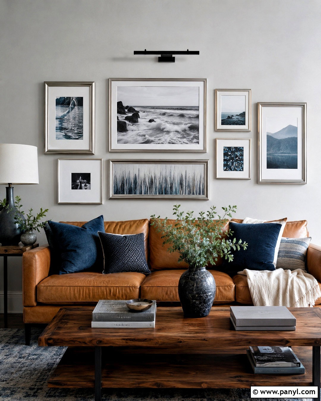 Silver Gallery Wall - 35 silver wall ideas