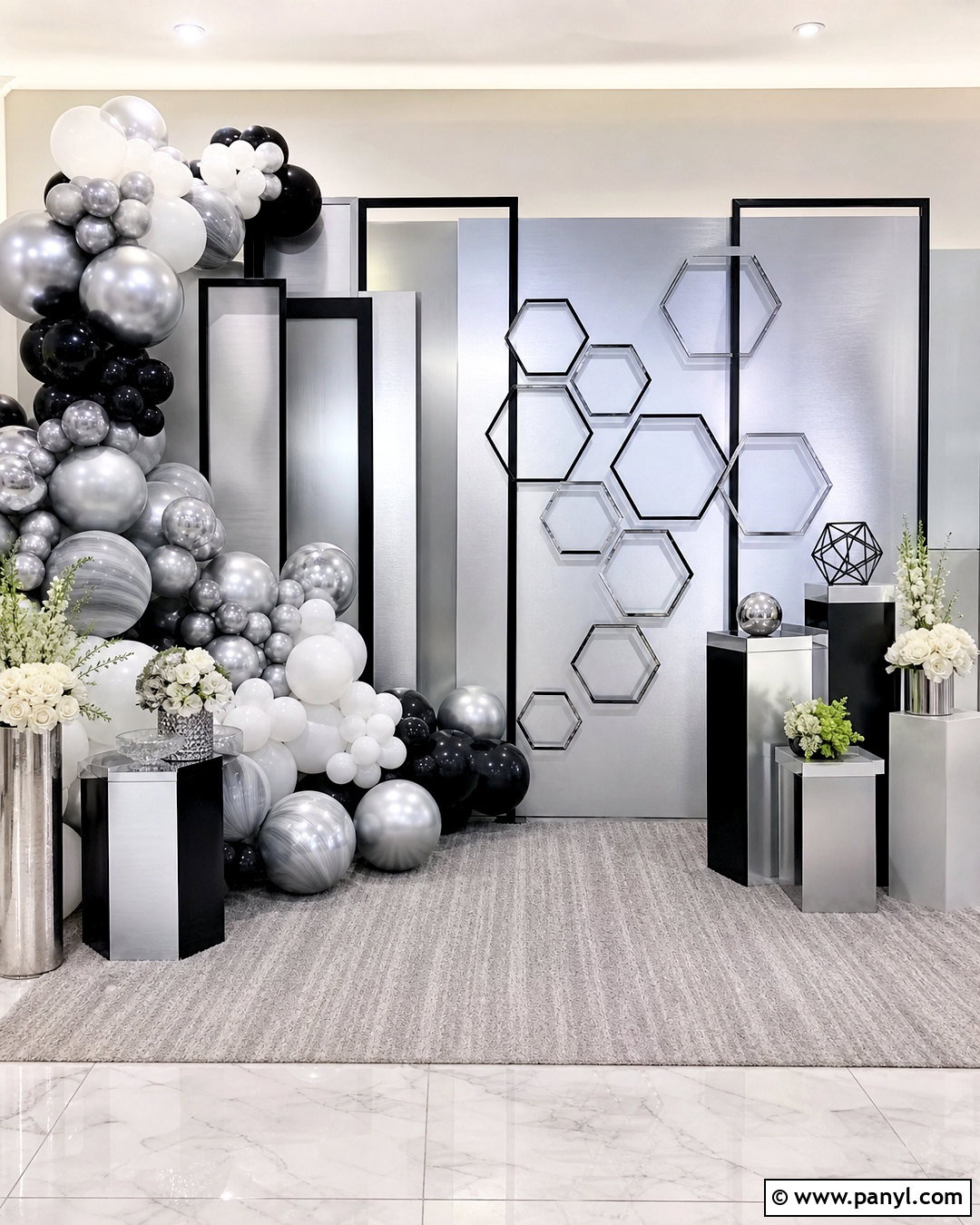 Silver Geometric Background - 20 silver background ideas