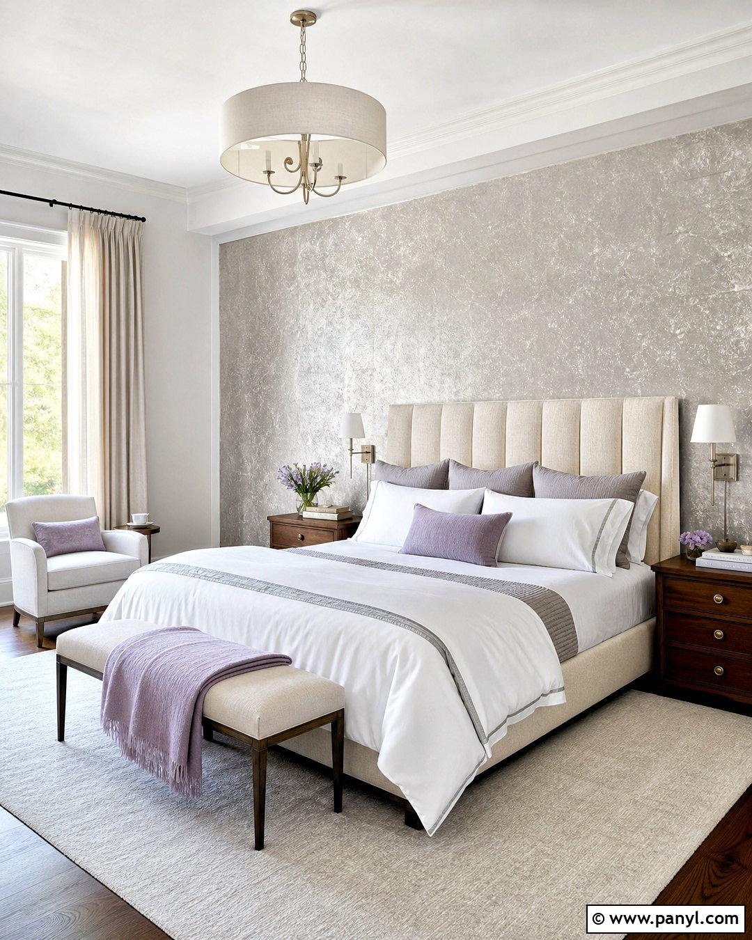 Silver Leaf Bedroom - 20 silver texture ideas