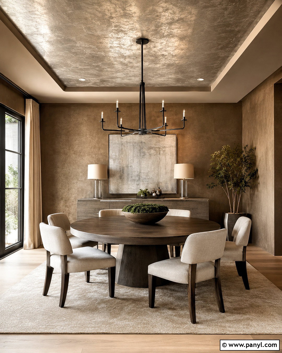 Silver Leaf Patina Dining Room - 20 patina texture ideas