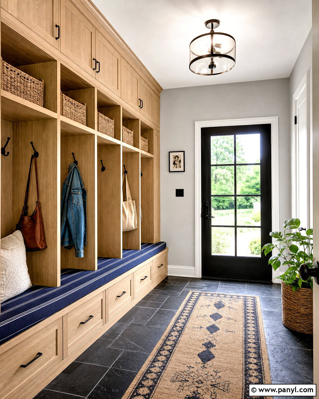 Silver Mist BM Mudroom - 20 silver mist bm ideas
