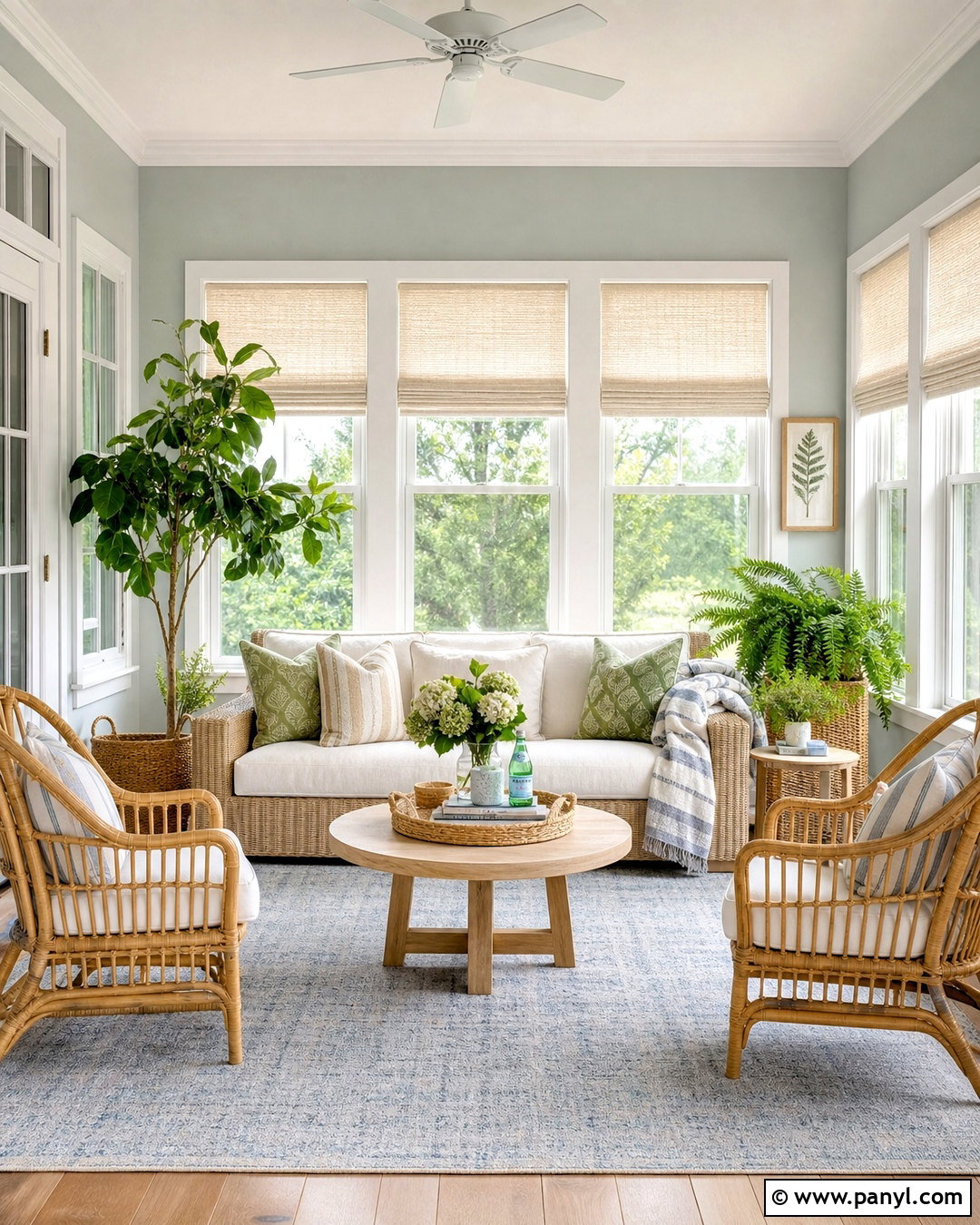 Silver Mist BM Sunroom - 20 silver mist bm ideas