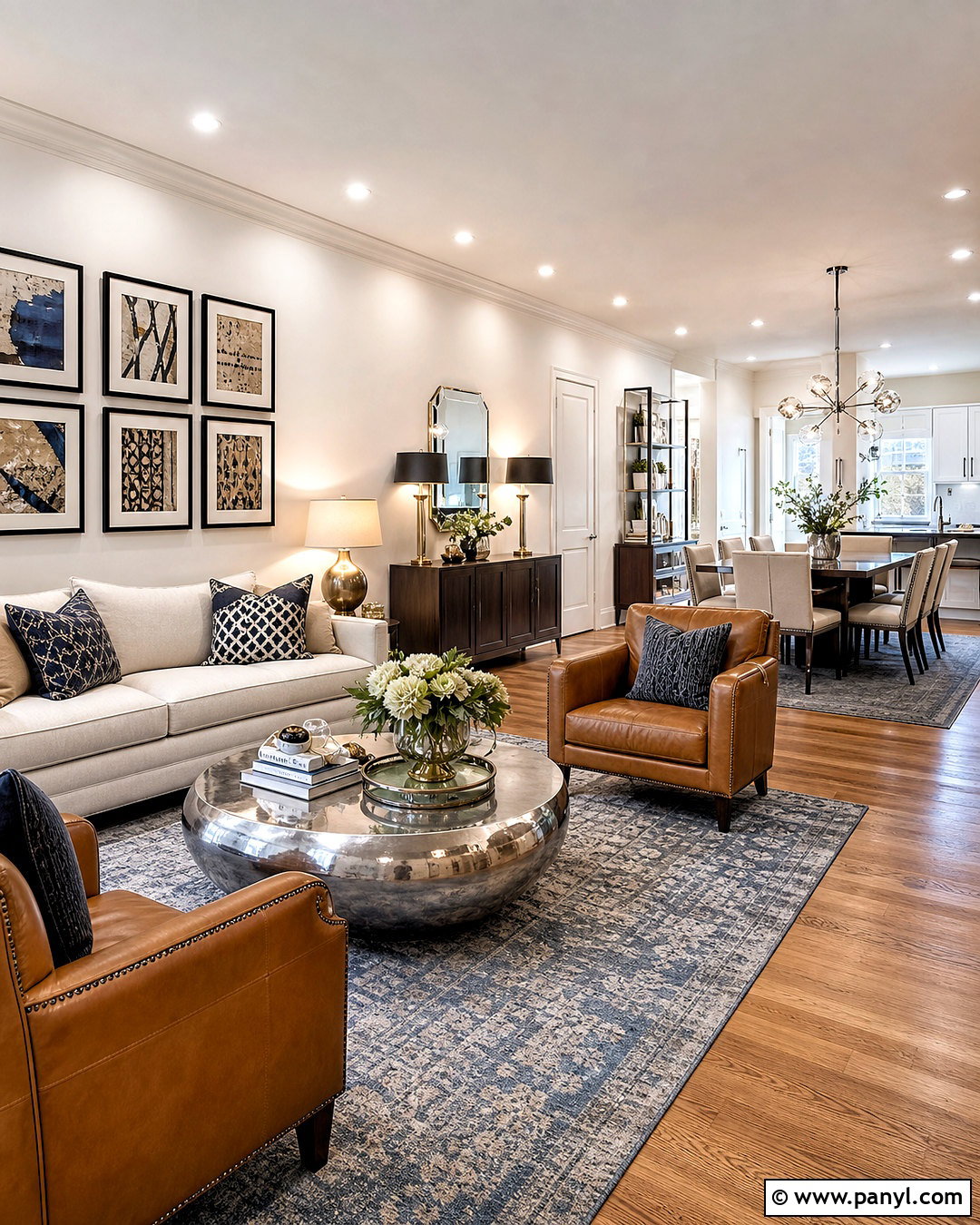 Silver Mixed Metal Interior - 20 silver interior design ideas