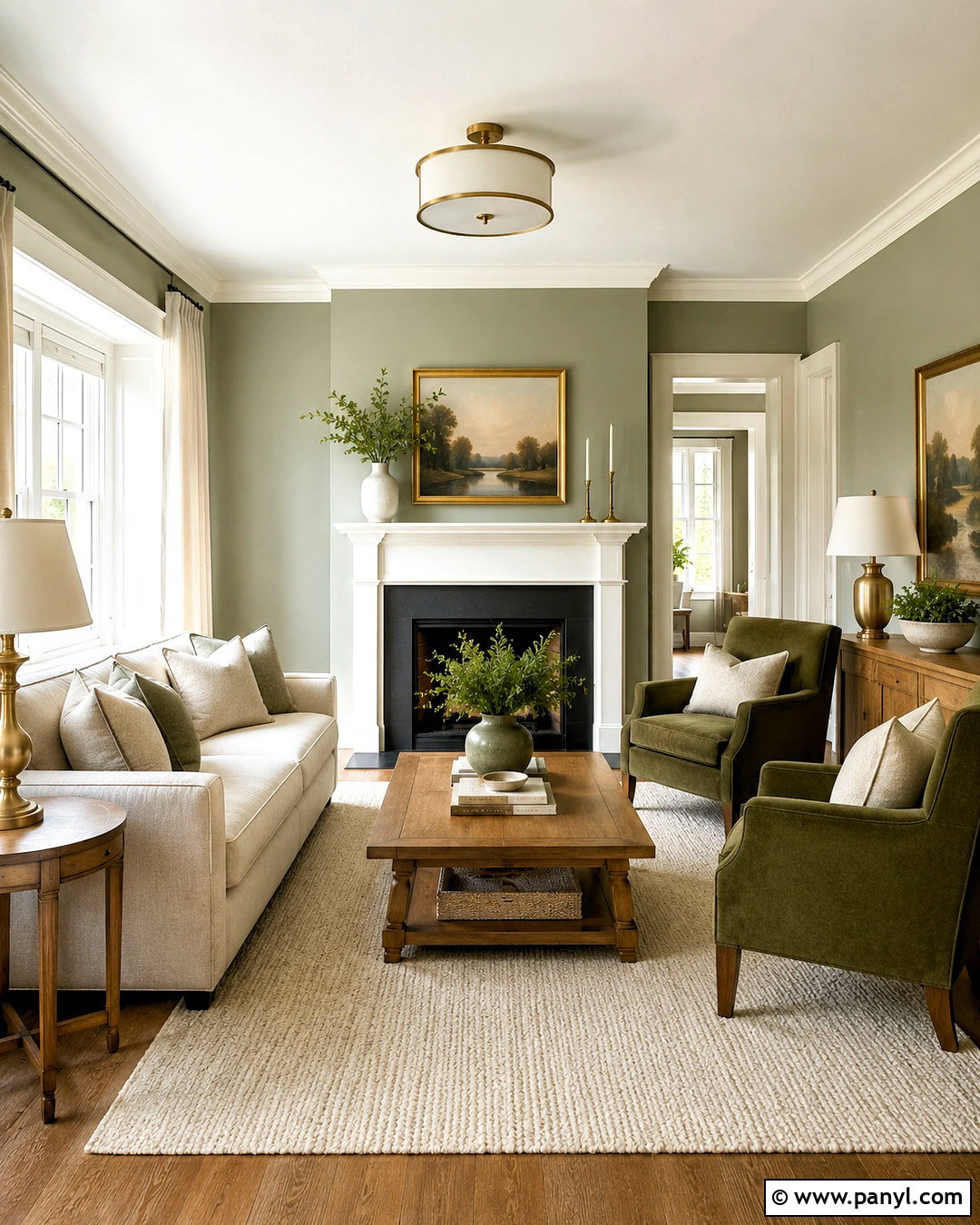 Silver Sage Living Room With White Dove Trim - 35 silver sage benjamin moore ideas