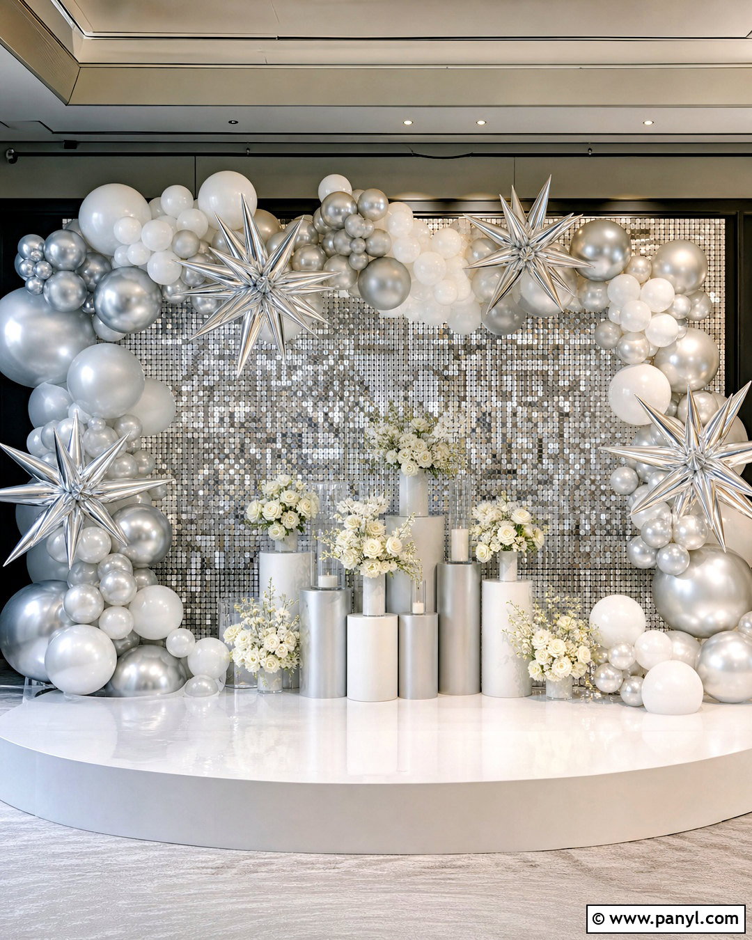 Silver Shimmer Wall Background - 20 silver background ideas