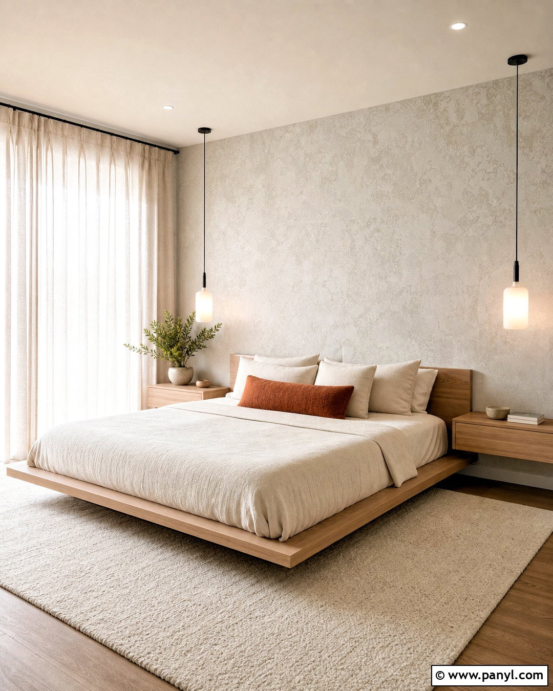 Silver Textured Minimalist Bedroom Wallpaper - 20 silver wallpapers