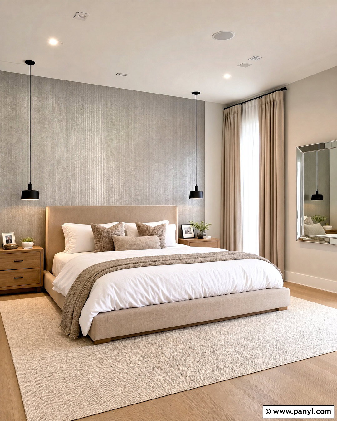 Silver Textured Wallpaper Bedroom - 20 silver texture ideas